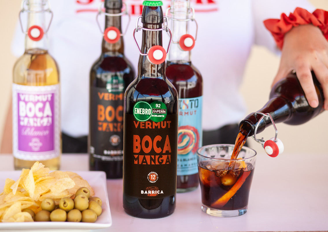 Red Barrel Vermouth with Juniper (Vermut Tinto Barrica Enebro, abv 15%)