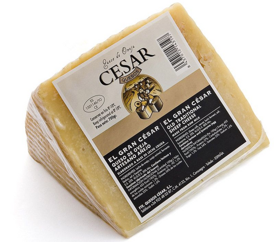 Manchego Cheese PDO, Aged 12M, Cesar