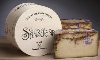 Zamorano Cheese with Black Garlic, Aged 11M, Lácteas Zamoro