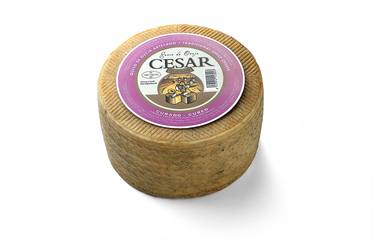 Manchego Cheese PDO, Aged 6M, Cesar